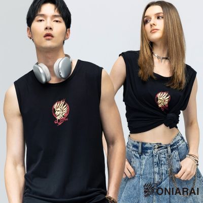 鬼洗 BLUE WAY – 鬼頭LOGO寬肩背心