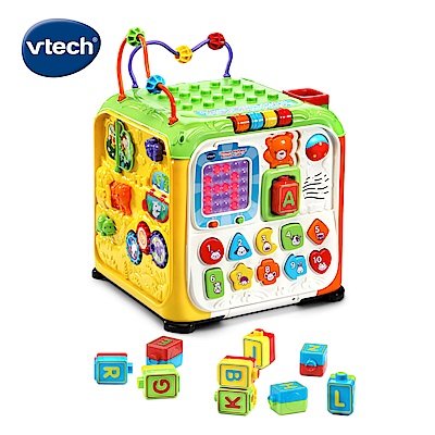 【Vtech】5合1多功能字母感應積木寶盒
