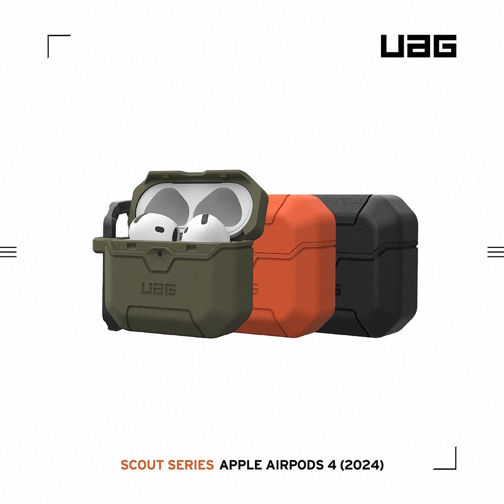 UAG AirPods 4 耐衝擊防塵保護殼