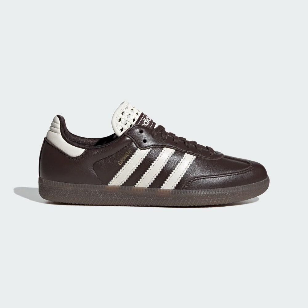 adidas 愛迪達 休閒鞋 女鞋 運動鞋 德訓鞋 三葉草 皮革 SAMBA OG W OR 咖啡 IH3982