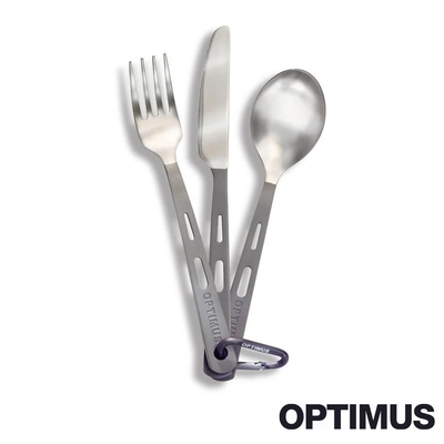 OPTIMUS Titanium 3-Piece Cutlery Set 鈦合金餐具三件組 OP8016286