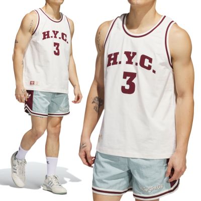Adidas HYC Tank 男款 女款 白酒紅色 中性 寬鬆 棉質 休閒 運動 背心 JC5972