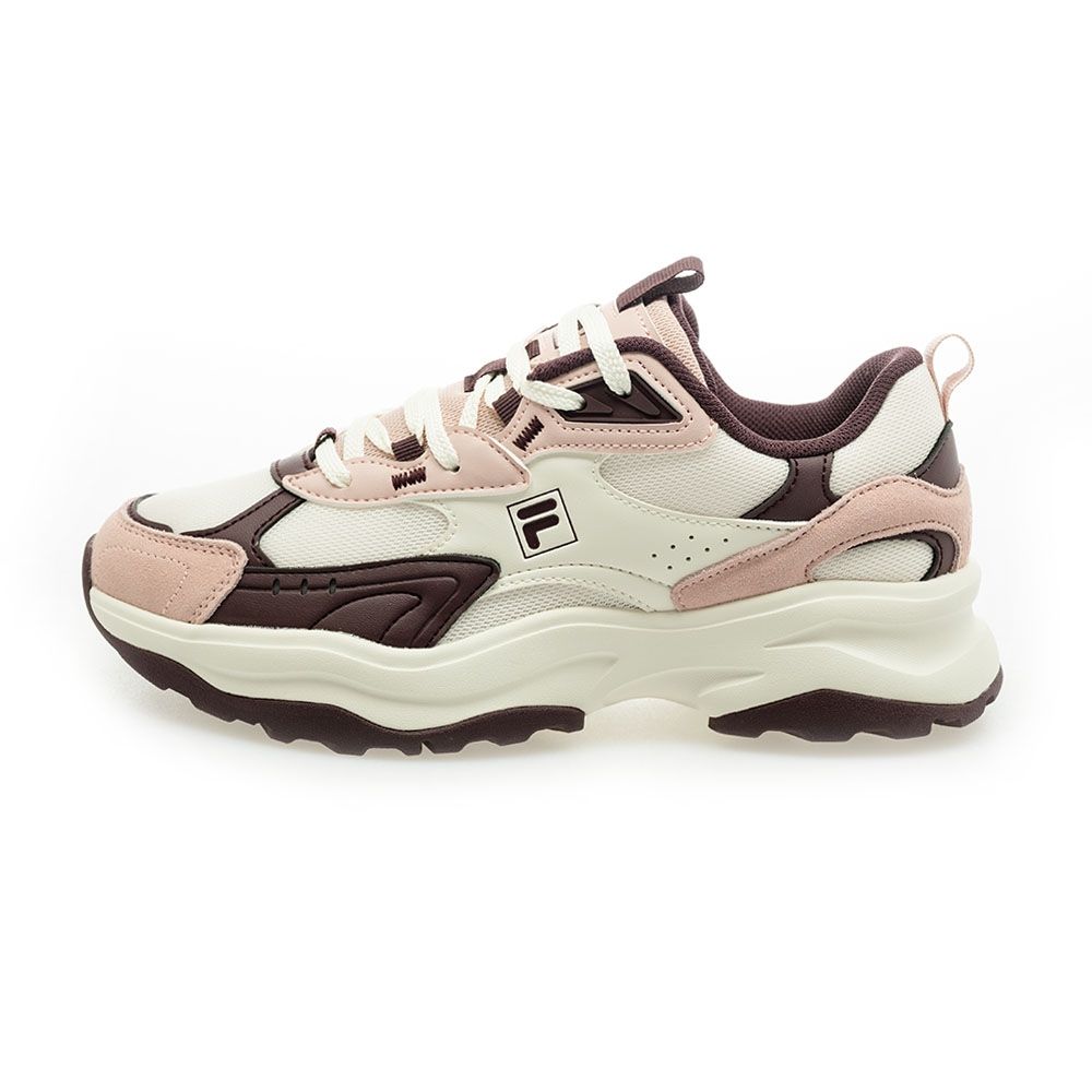 【FILA】WAVY BLOCK TENNIS 女款 老爹鞋 FS263OD03X075-100