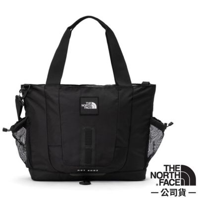 【The North Face】HOT SHOT TOTE 防潑水大容量托特包.單肩側背包/ 8JCF-JK3 宇宙黑