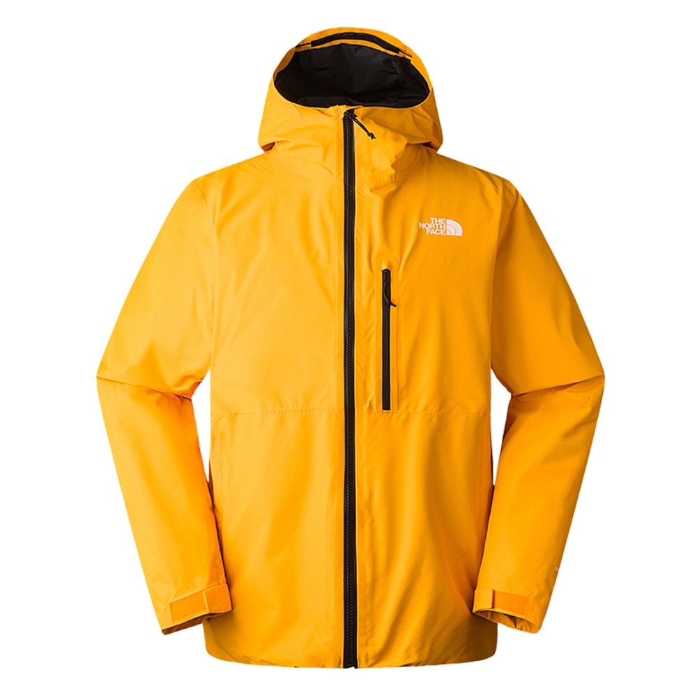 The North Face 官方旗艦】北面男款黃色DryVent防水透氣保暖連帽三合一