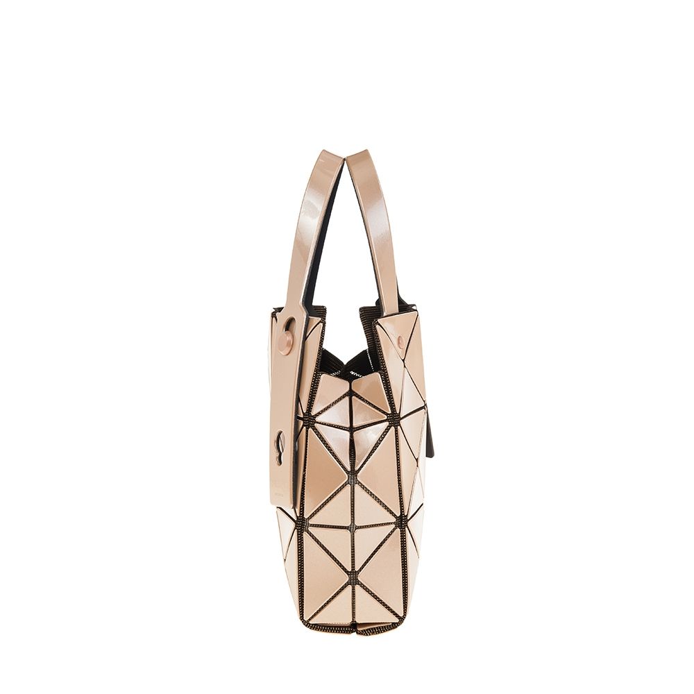 ISSEY MIYAKE 三宅一生BAOBAO 新款CARAT系列金屬材質3x3三角格手提包