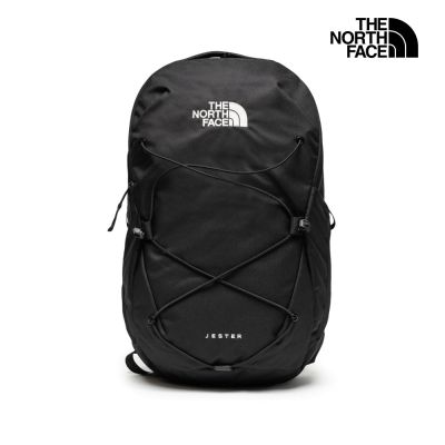 【The North Face 官方旗艦】 北面男女款黑色戶外休閒後背包｜3VXF4H0