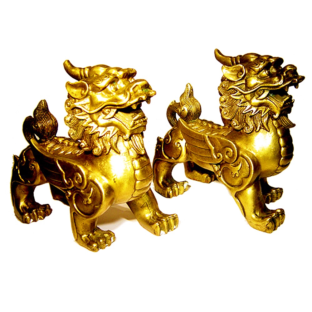 招財鎮宅銅雕(小)~貔貅(天祿)(天鹿)一對| 其他神獸| Yahoo購物中心