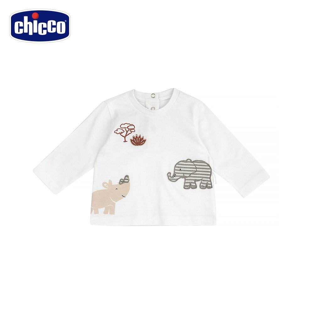 chicco官方直營-南非探險-繡動物長袖上衣