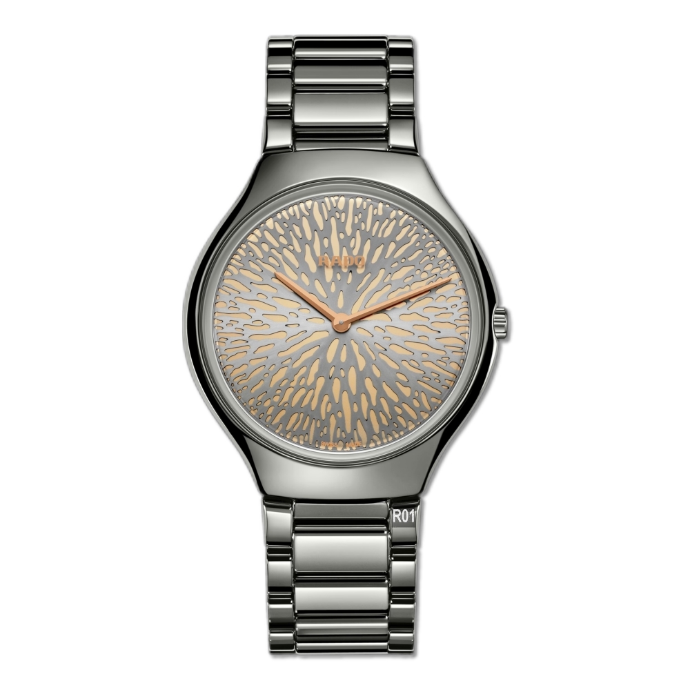 RADO 雷達表True Thinline真薄機械錶世界花園第10章-龍血樹R01