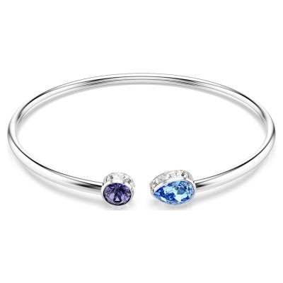 SWAROVSKI 施華洛世奇 Chroma 紫圓與藍水滴 雙色水晶手鐲 手環 寵愛媽媽 送禮推薦 5741780