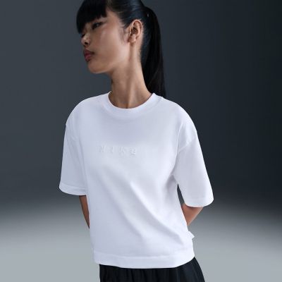 NIKE 耐吉 短袖上衣 女 AS W NSW LUXE SS TEE BOXY HV4956100