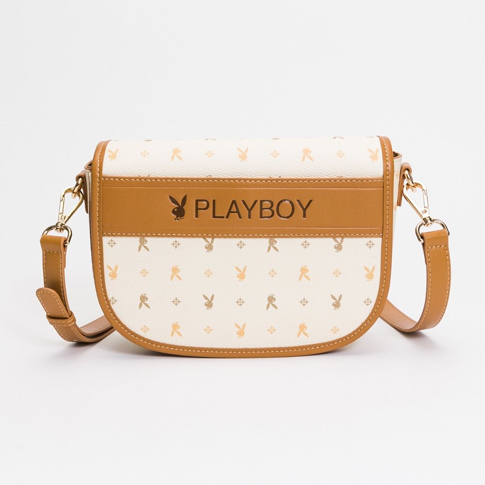 PLAYBOY - 馬鞍包 Dynamic系列 - 米色