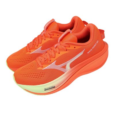 Mizuno 美津濃 慢跑鞋 Wave Rider 30 男鞋 橘 緩震 運動鞋 J1GM2620-52