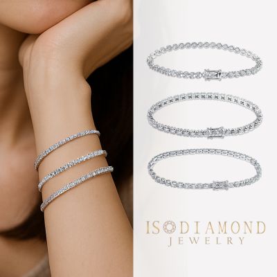 IS DIAMOND 經典1.4克拉鑽石Tennis手鍊 多款任選(培育鑽石)