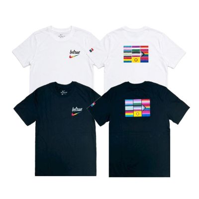 Nike Sportswear Betrue 彩虹系列短袖上衣 黑/白 DJ0929