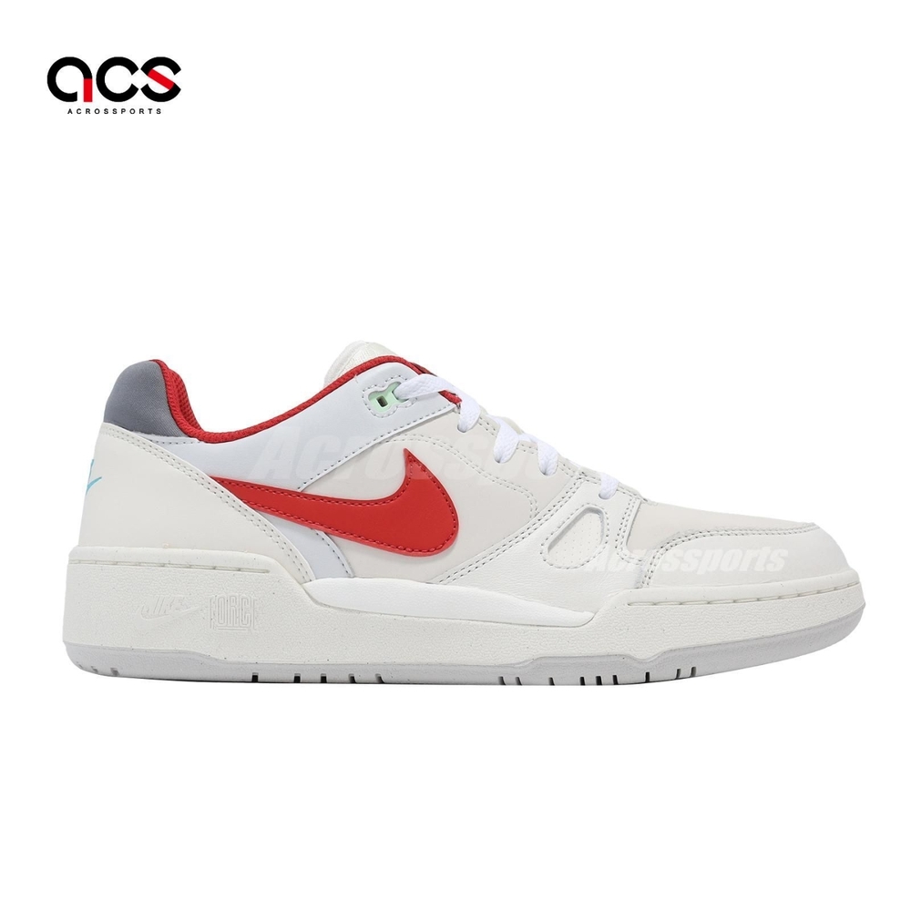 Nike 休閒鞋Full Force Low 男鞋米白紅農曆年龍年新年CNY 皮革低筒