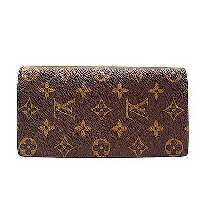 LV Louis Vuitton路易威登 M66540 Brazza經典Monogram印花帆布長夾