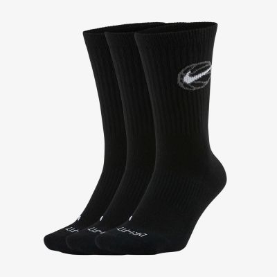 NIKE U NK CREW EVERYDAY BBALL 3PR 男女 長統襪 DA2123010