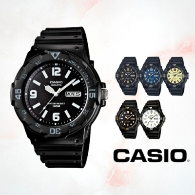 CASIO卡西歐 DIVER LOOK潛水風丁字面(MRW-200H) / 考試錶