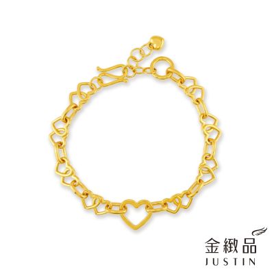 金緻品 黃金手鍊 鏤刻愛意 2.58錢
