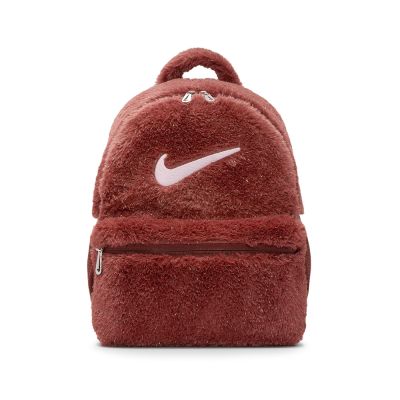 Nike Y Nk Fx Fur Backpack 後背包 紅棕色 金蔥 毛絨 背包 小包 FZ1330-231