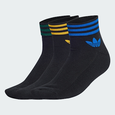 【adidas 愛迪達】 LOGO 腳踝襪 3 雙入 男/女 - Originals JI9488