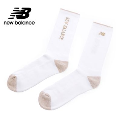 【New Balance】中長襪_中性_白棕色_LAS50051WYL