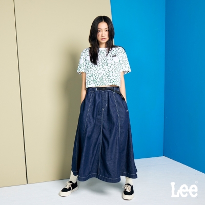 Lee 女款 牛仔長裙 深藍洗水