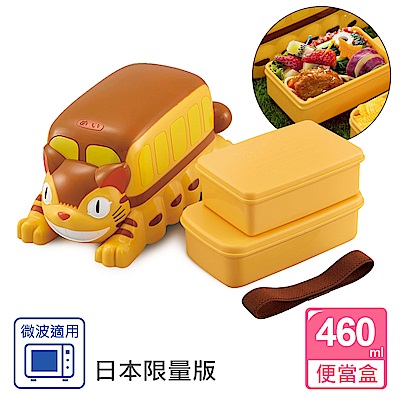 【百科良品】宮崎駿 龍貓Totoro 龍貓巴士 野餐便當盒460ML