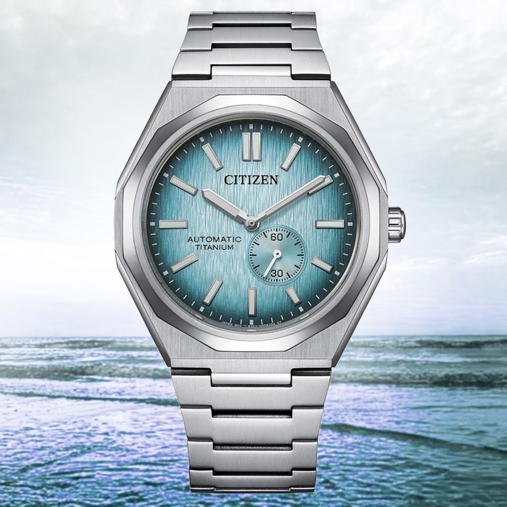 CITIZEN 星辰 Mechanical Zenshin 輕量鈦 小秒盤 機械錶 男錶 送禮 禮物 推薦 NK5020-58L