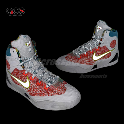 Nike 籃球鞋Kobe 9 IX Elite High Protro GS 大童女鞋白橘HJ9446-100