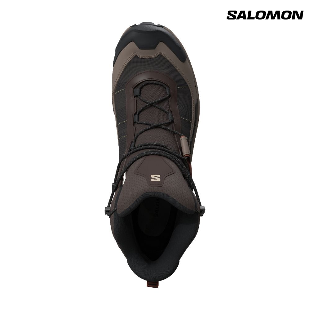 Salomon索羅門】X ULTRA 5 MID GORE-TEX Men 防水登山鞋黑咖啡| 野跑鞋