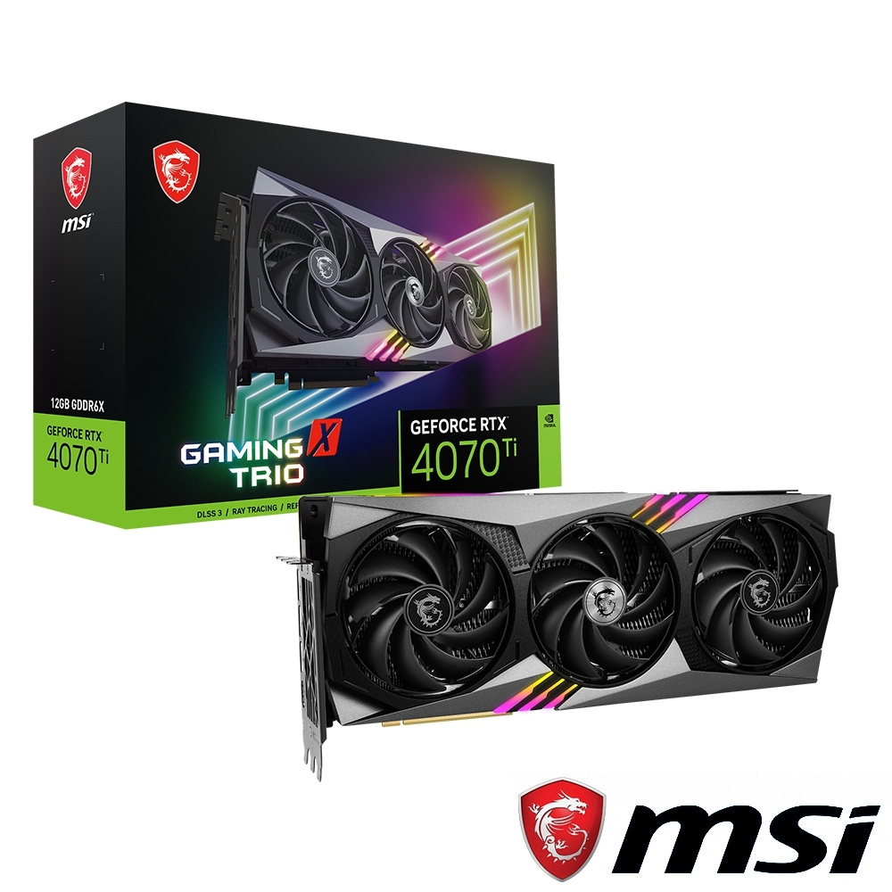 MSI微星GeForceRTX4070Ti GAMING X TRIO12G顯示卡| RTX 40系列| Yahoo 
