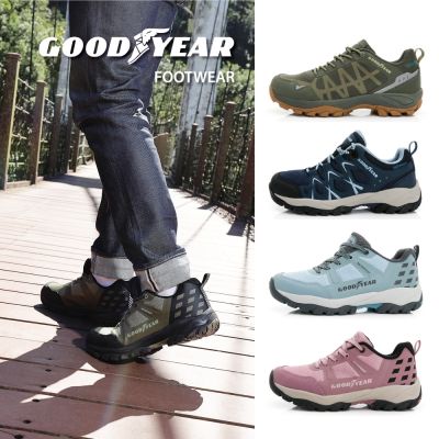 【GOODYEAR固特異】戶外防水鞋/男女款，夏季限定推薦，橡膠底耐磨底，可爬郊山、日常健走