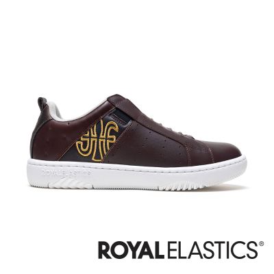 ROYAL ELASTICS ICON2.0 棕黑真皮潮流運動休閒鞋 (男) 006553-773