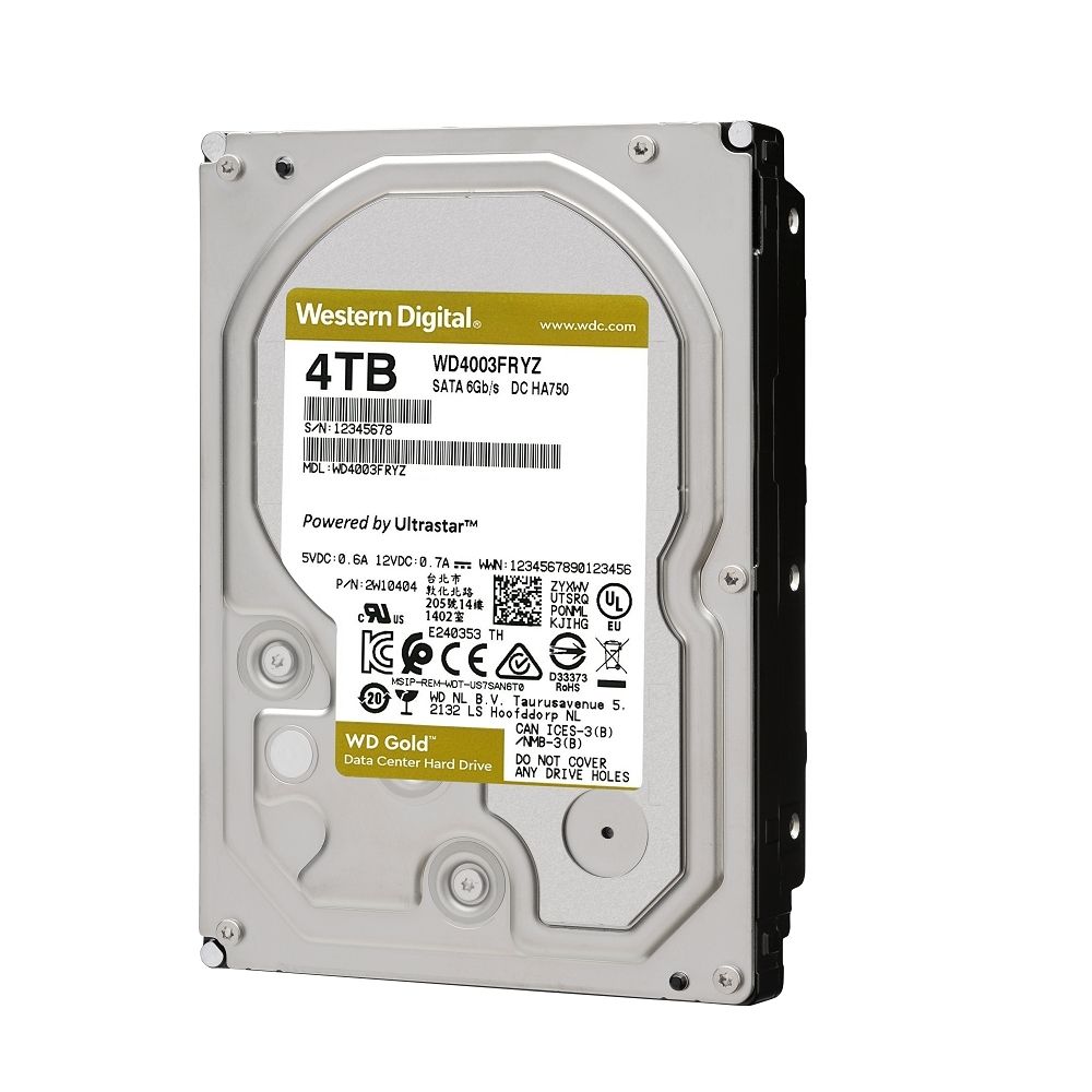 WD金標4TB 3.5吋企業級硬碟WD4004FRYZ | WD 威騰| Yahoo購物中心