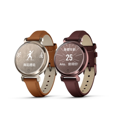 GARMIN Lily 2 智慧腕錶 皮革錶帶款