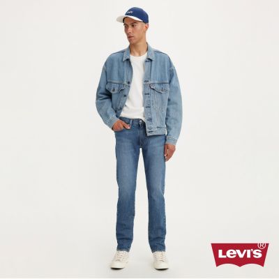 Levis 男款 511低腰修身窄管牛仔褲 / 精工中藍染水洗 / 赤耳 / 彈性布料