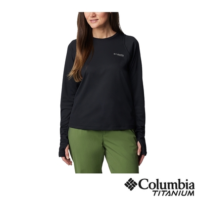 Columbia 哥倫比亞 女款-超防曬UPF50快排長袖上衣-黑色 UAR26910BK/IF