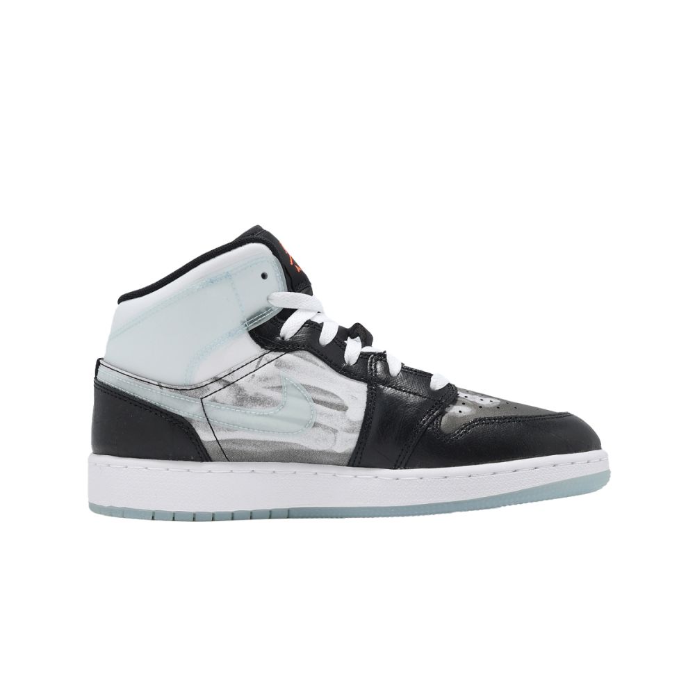 Nike 休閒鞋Air Jordan 1 Mid SS GS 大童女鞋X-Ray HF3210-001 | 休閒