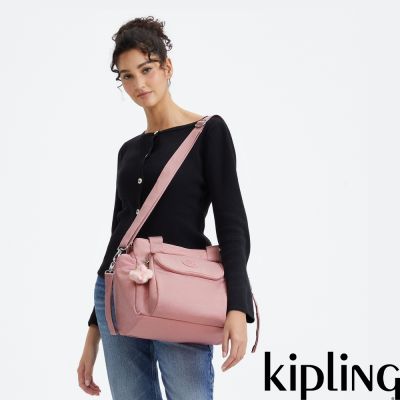 Kipling 淺霧粉大容量兩用母嬰托特包-NAPPISAC