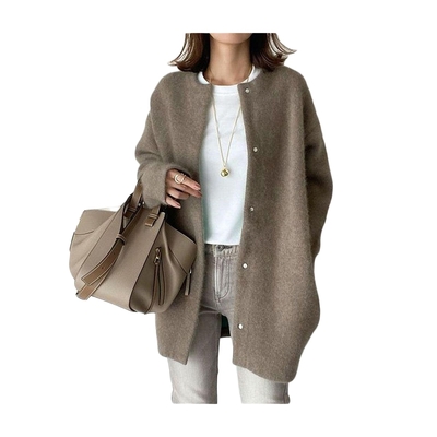 初色  柔美純色百搭毛呢外套-共7色-91730(F可選)