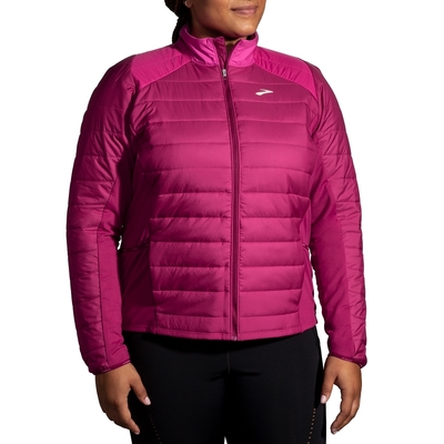 BROOKS 女 Shield Hybrid 女保暖外套2.0 錦葵紫(221557679)