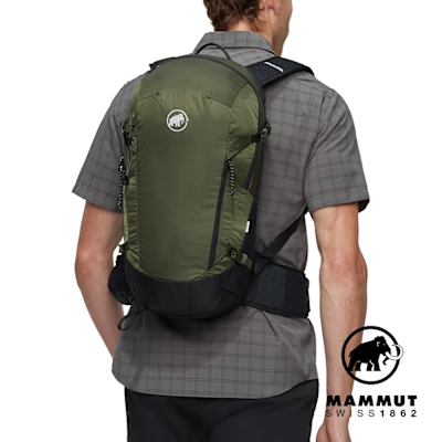 【Mammut 長毛象】Lithium 20 20L 多功能健行後背包 男款 深沼澤綠/黑 #2530-03172