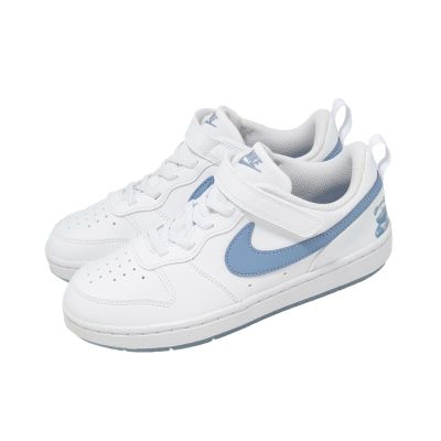 Nike 休閒鞋 Court Borough Low GB PSV 中童 小朋友 白 藍 IR3999-100