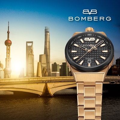 BOMBERG 炸彈錶 Bolt-68 NEO 上海版 自動機械大都會系列腕錶 開學換新季 送禮推薦-BF43APGD.09-9.12