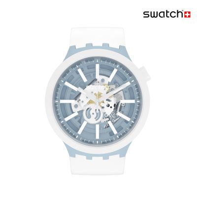 Swatch WHICE 大錶面手錶/男錶/女錶/瑞士製造 SB03N103 (47mm)