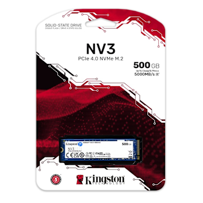 金士頓 Kingston SNV3S/500G  Gen 4 NV3 SSD固態硬碟
