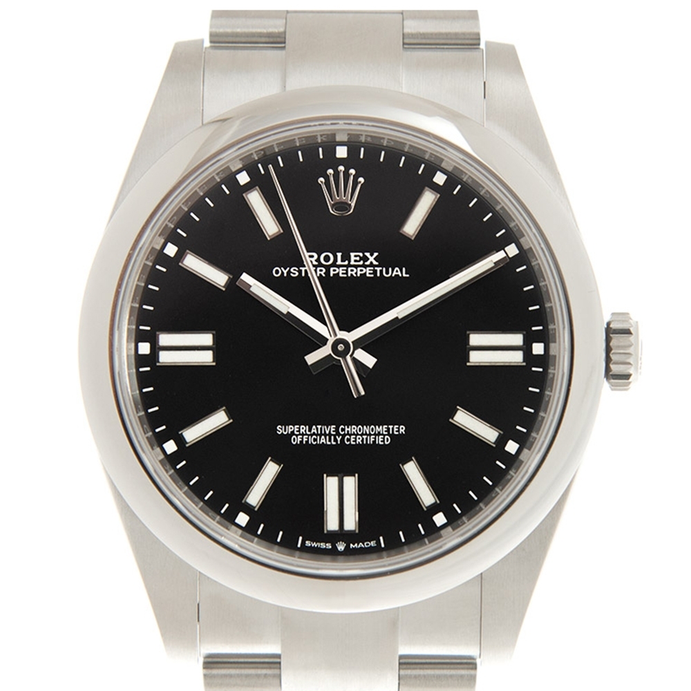 ROLEX 勞力士 124300 Oyster Perpetual蠔式經典黑面x 41mm